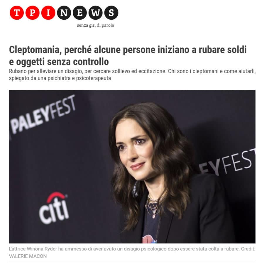cleptomania perché alcune persone rubano senza controllo