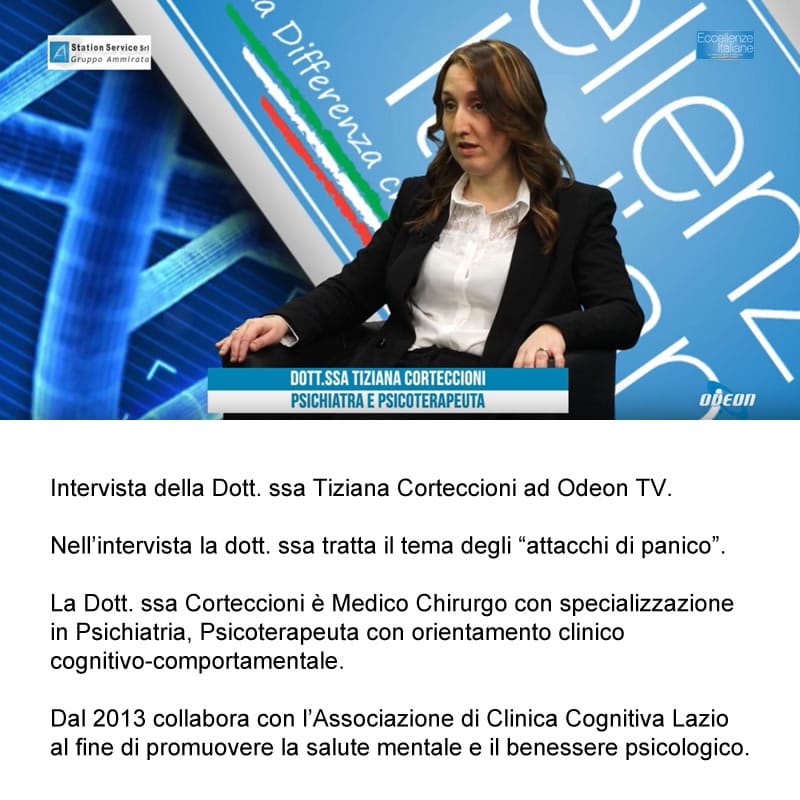 Intervista ad Odeon TV sugli attacchi di panico - Psichiatra Psicoterapeuta Roma