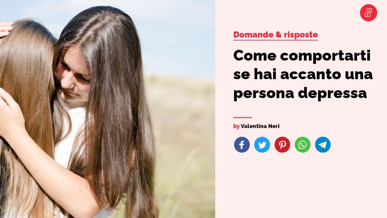 Come comportarti se hai accanto una persona depressa - deabyday.tv